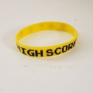🍭7/$15 Silicone Bracelets Rubber Wristband High Score